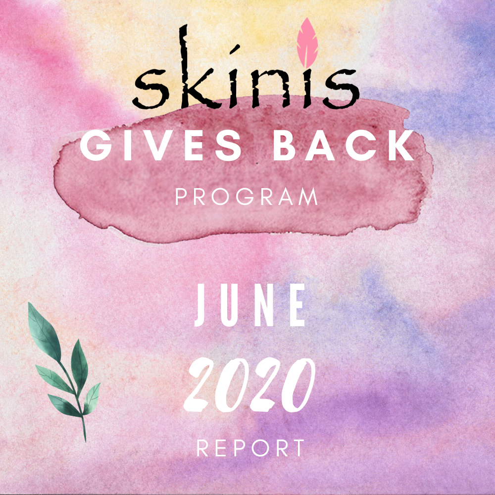 Skinis Gives Back Program Report - June 2020