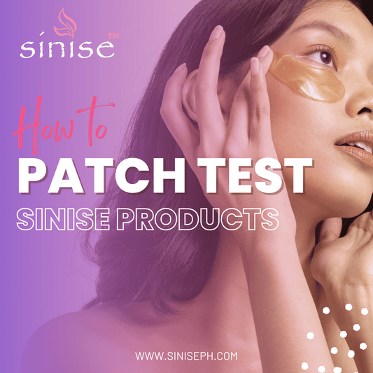 How to Patch Test Sinise Products