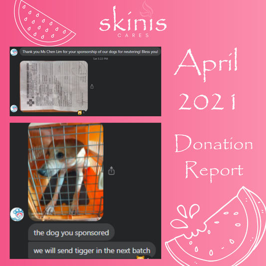 Skinis Gives Back Program - April 2021